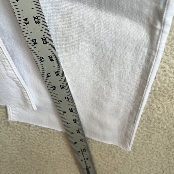 J Crew Full-length slim wide-leg jean in white Size 24‎ - Picture 9 of 11